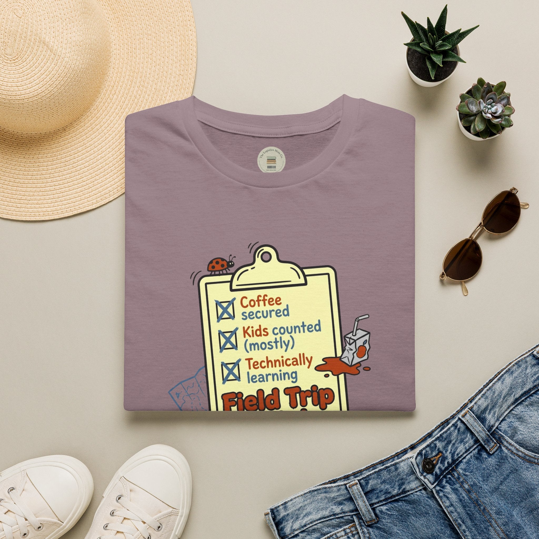 Field Trip Society Check List T-Shirt