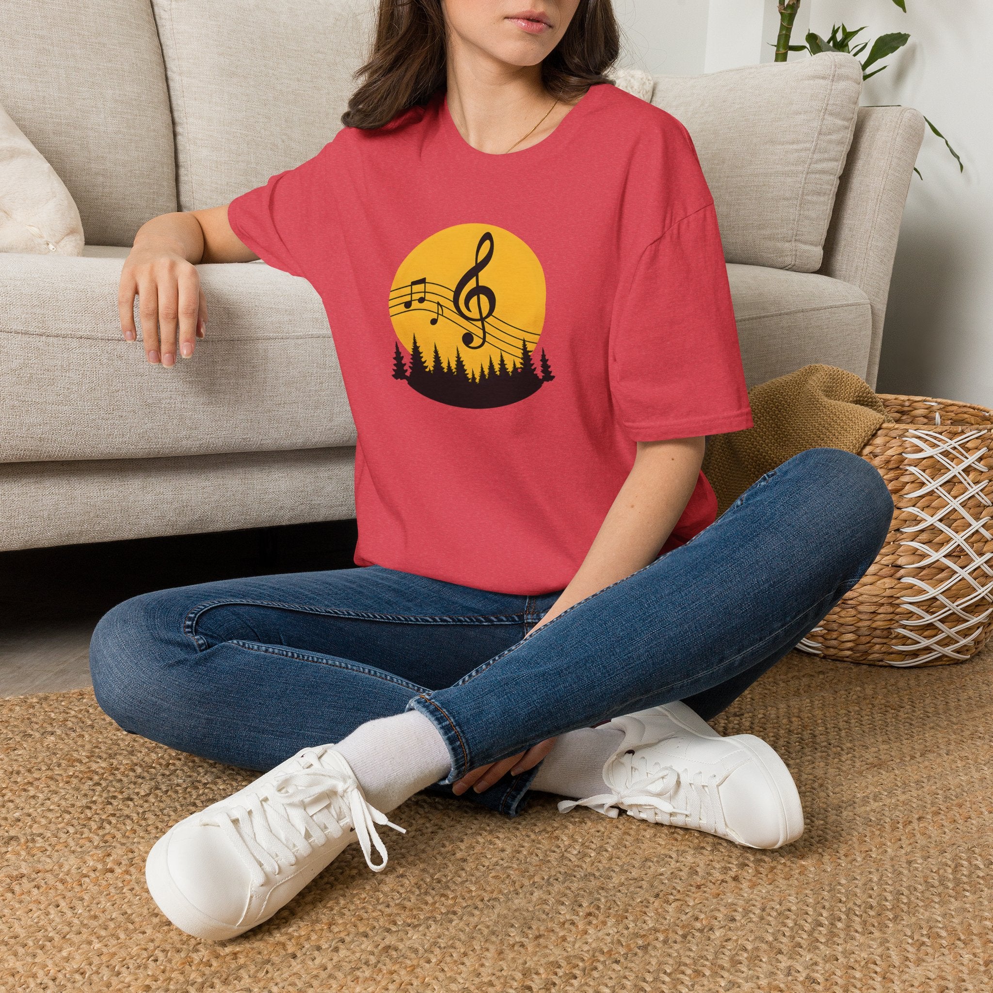 Treble Clef Sunset T-Shirt