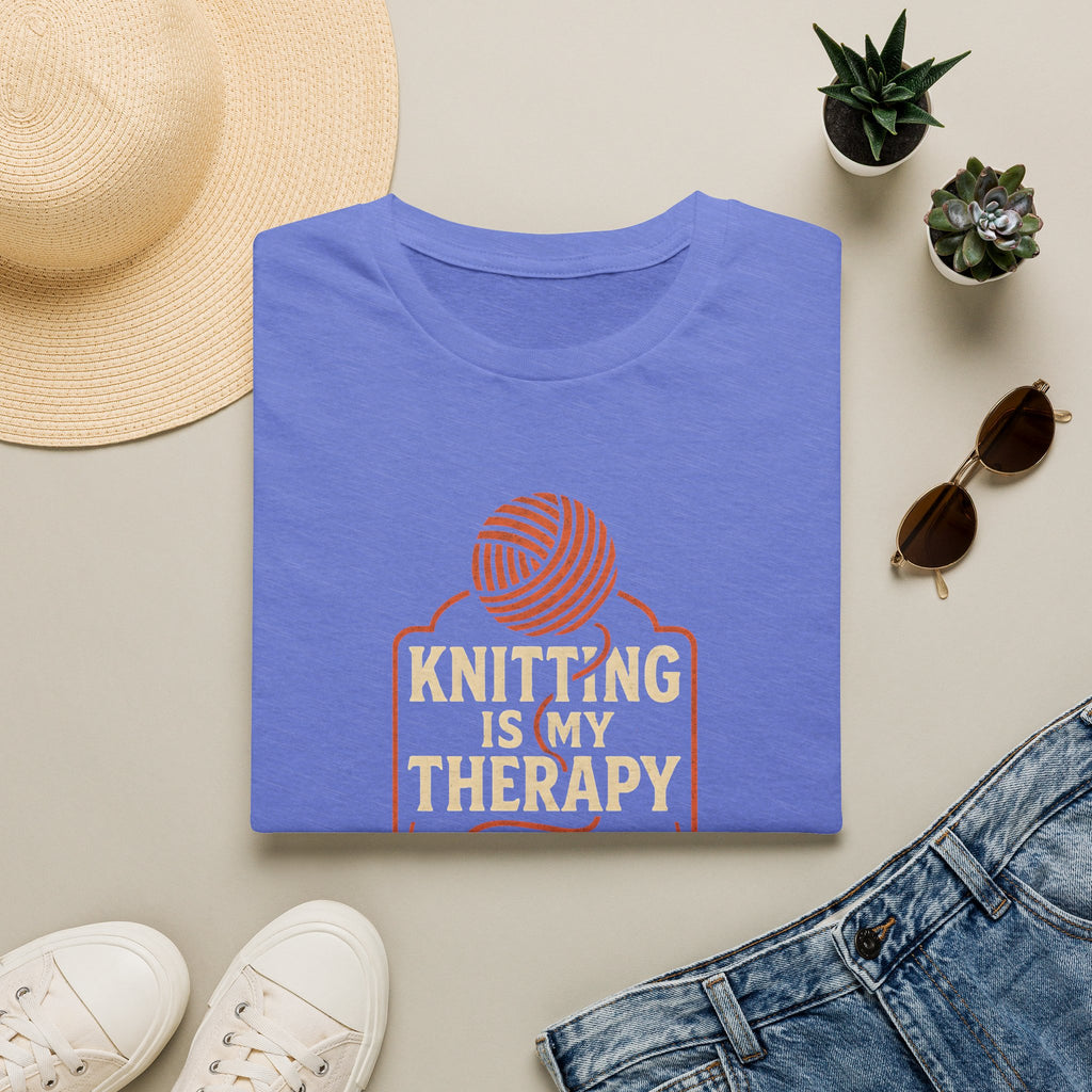 Knitting Is Therapy T-Shirt