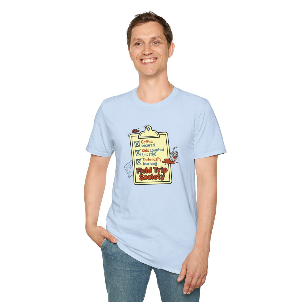 Field Trip Society Check List T-Shirt