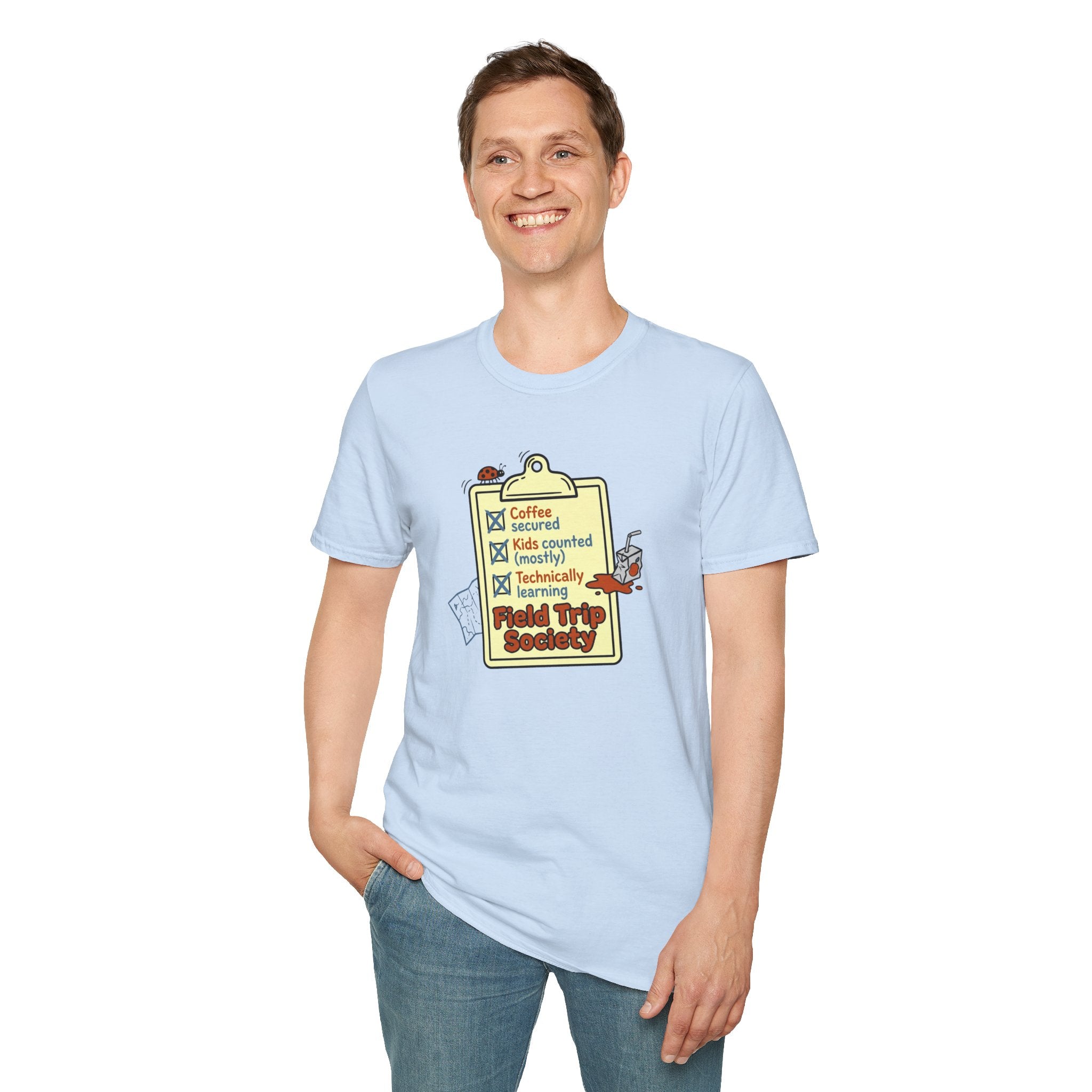 Field Trip Society Check List T-Shirt