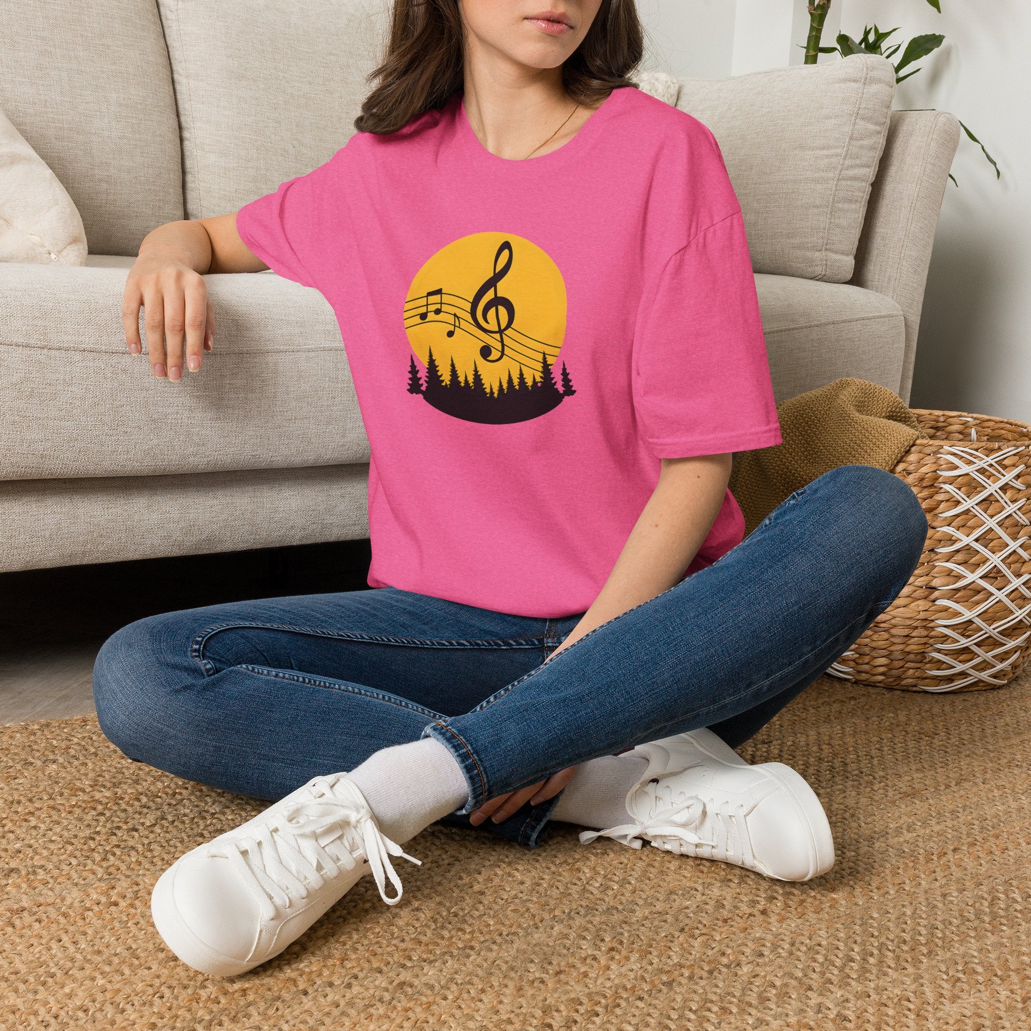 Treble Clef Sunset T-Shirt