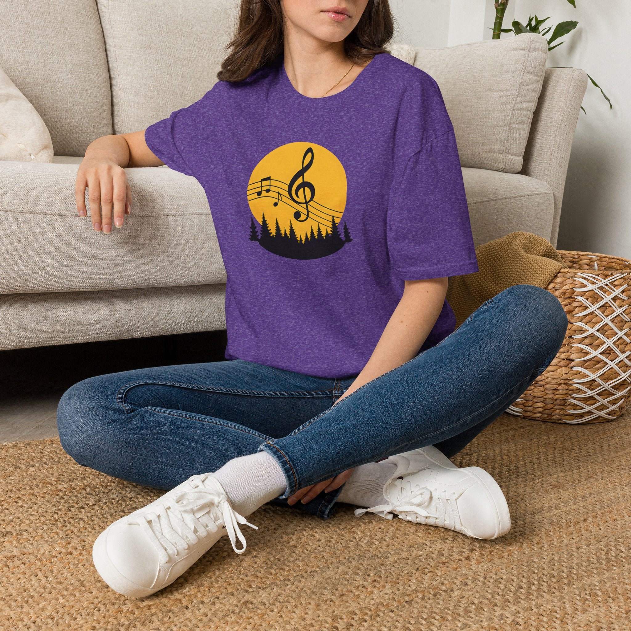 Treble Clef Sunset T-Shirt