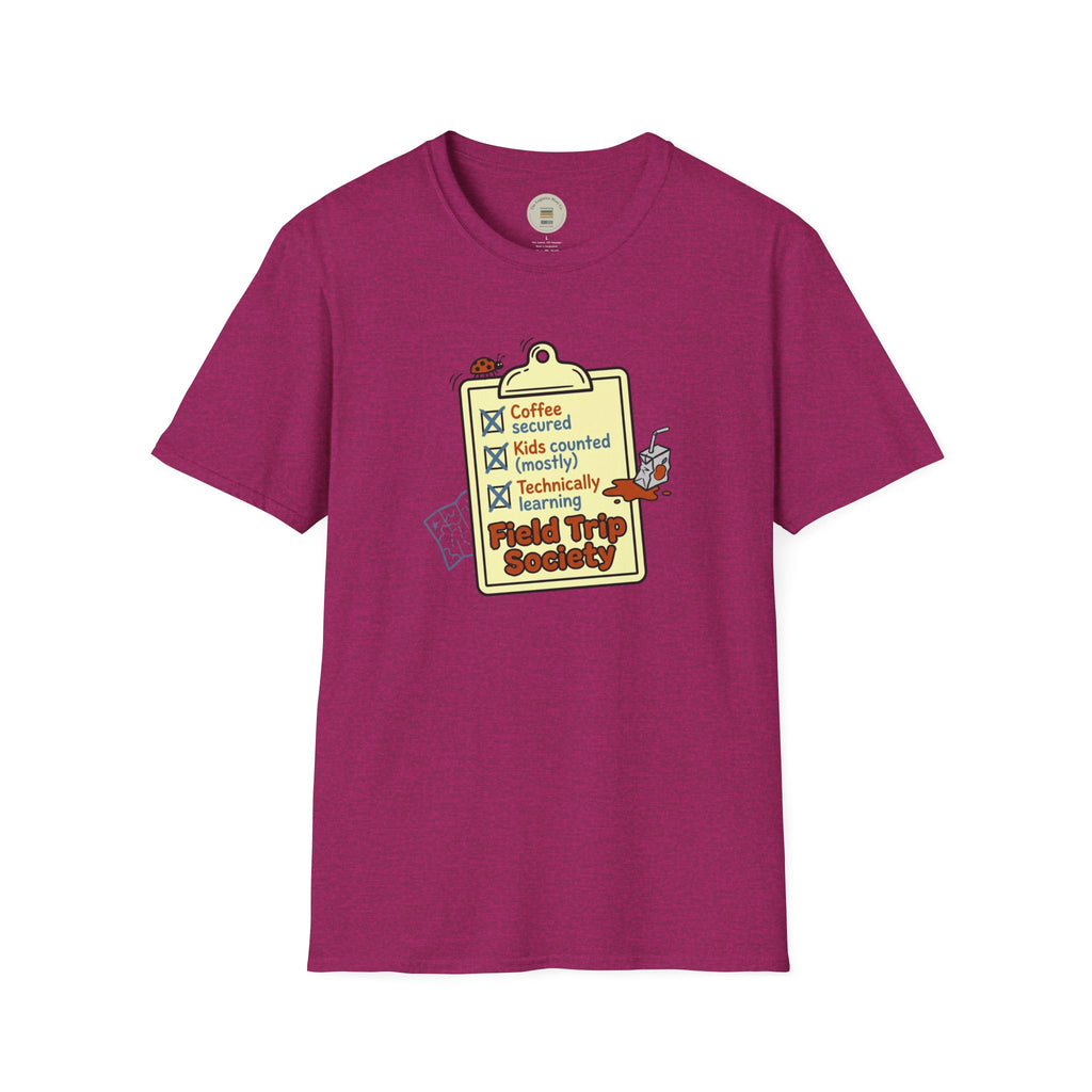 Field Trip Society Check List T-Shirt