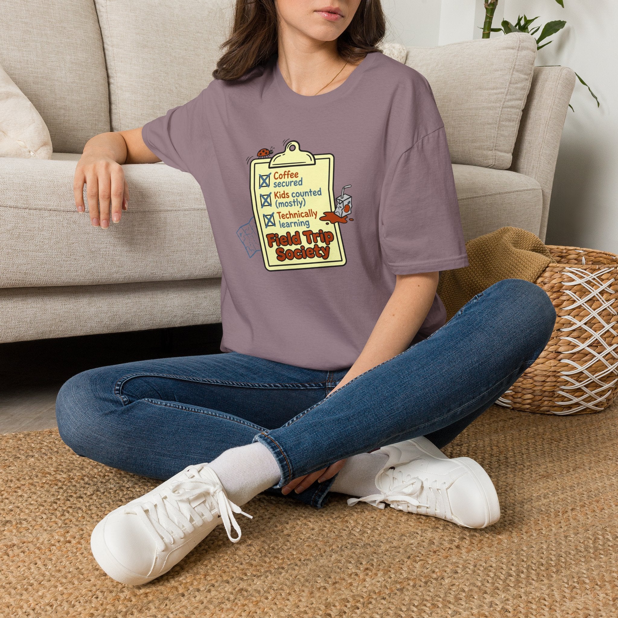Field Trip Society Check List T-Shirt