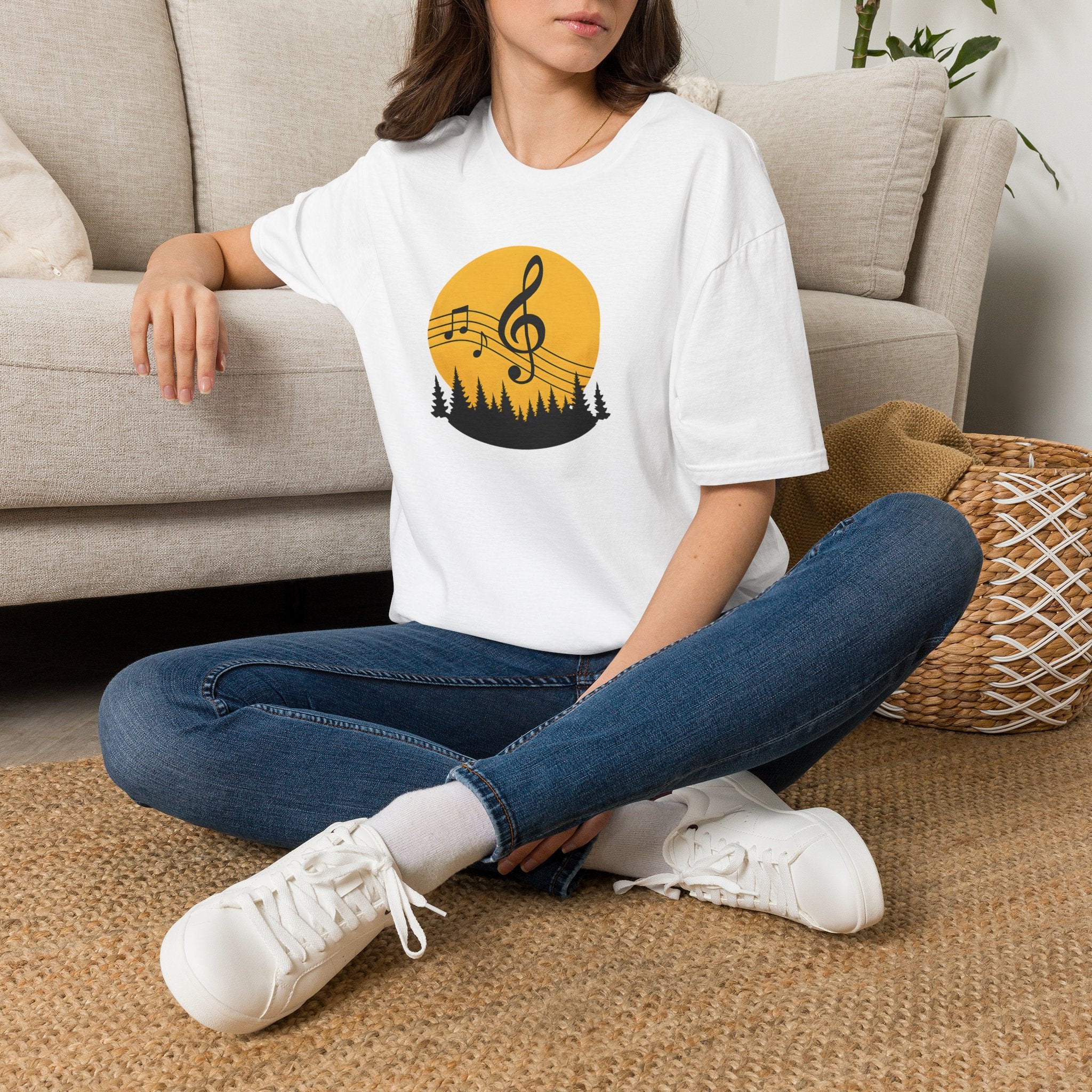 Treble Clef Sunset T-Shirt