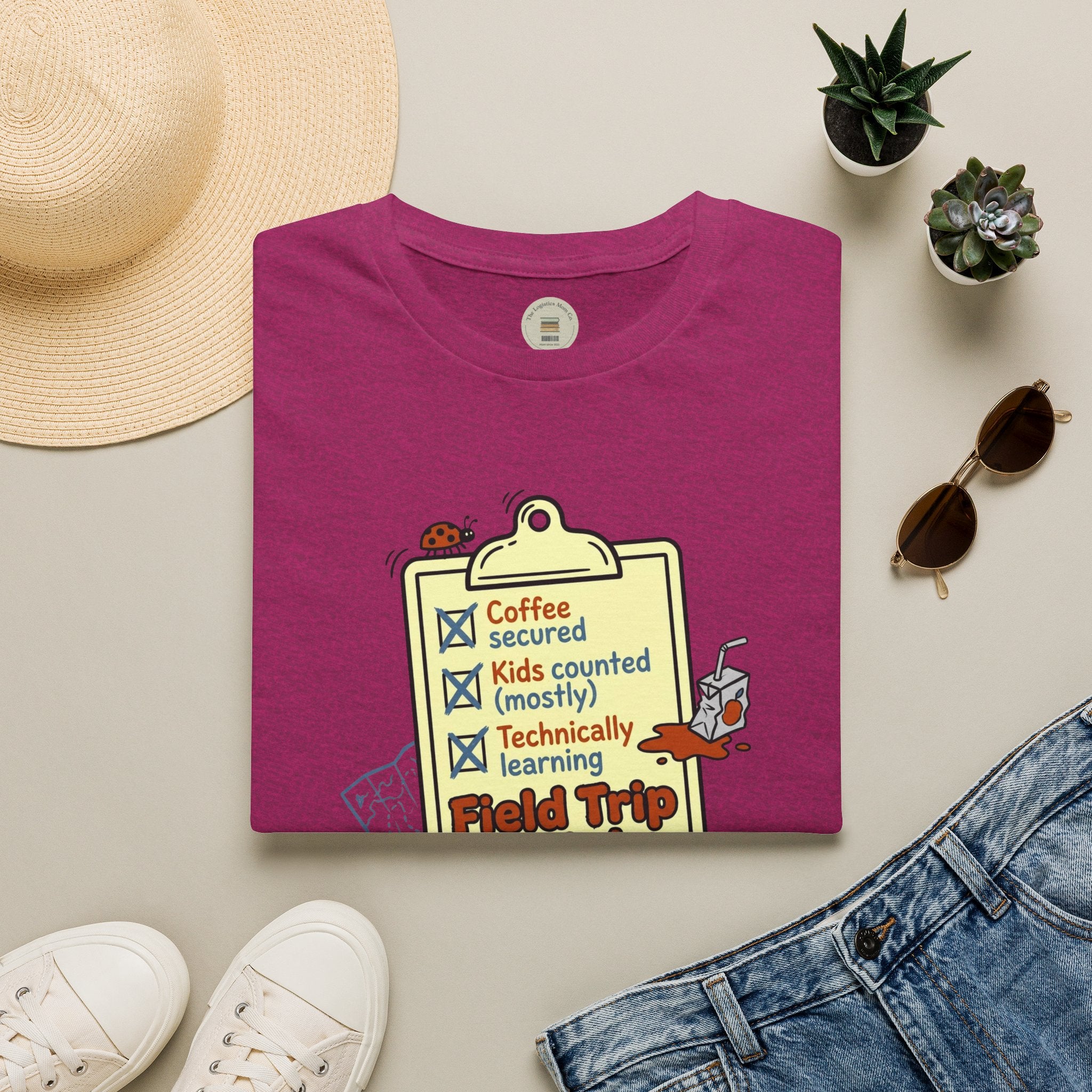 Field Trip Society Check List T-Shirt