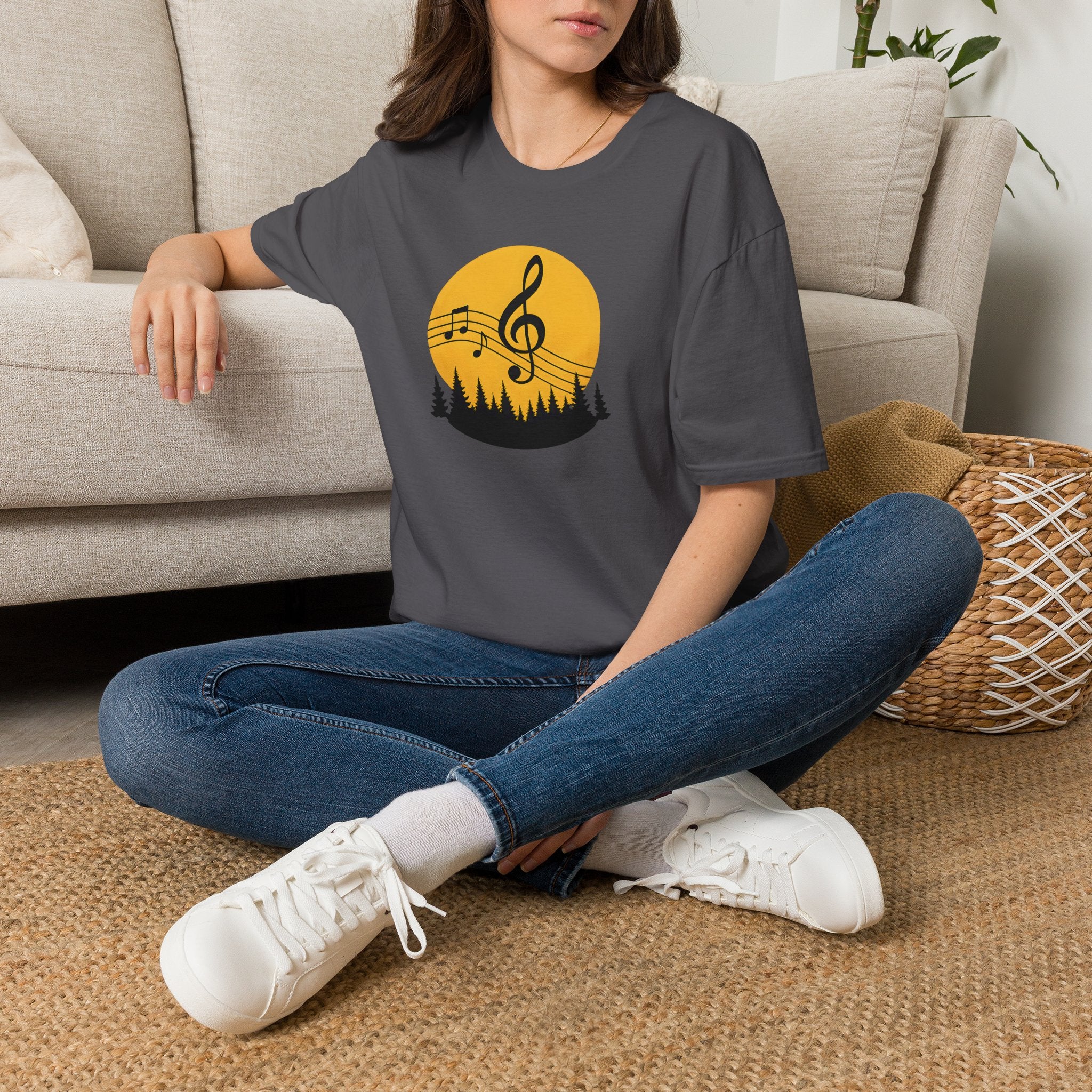 Treble Clef Sunset T-Shirt