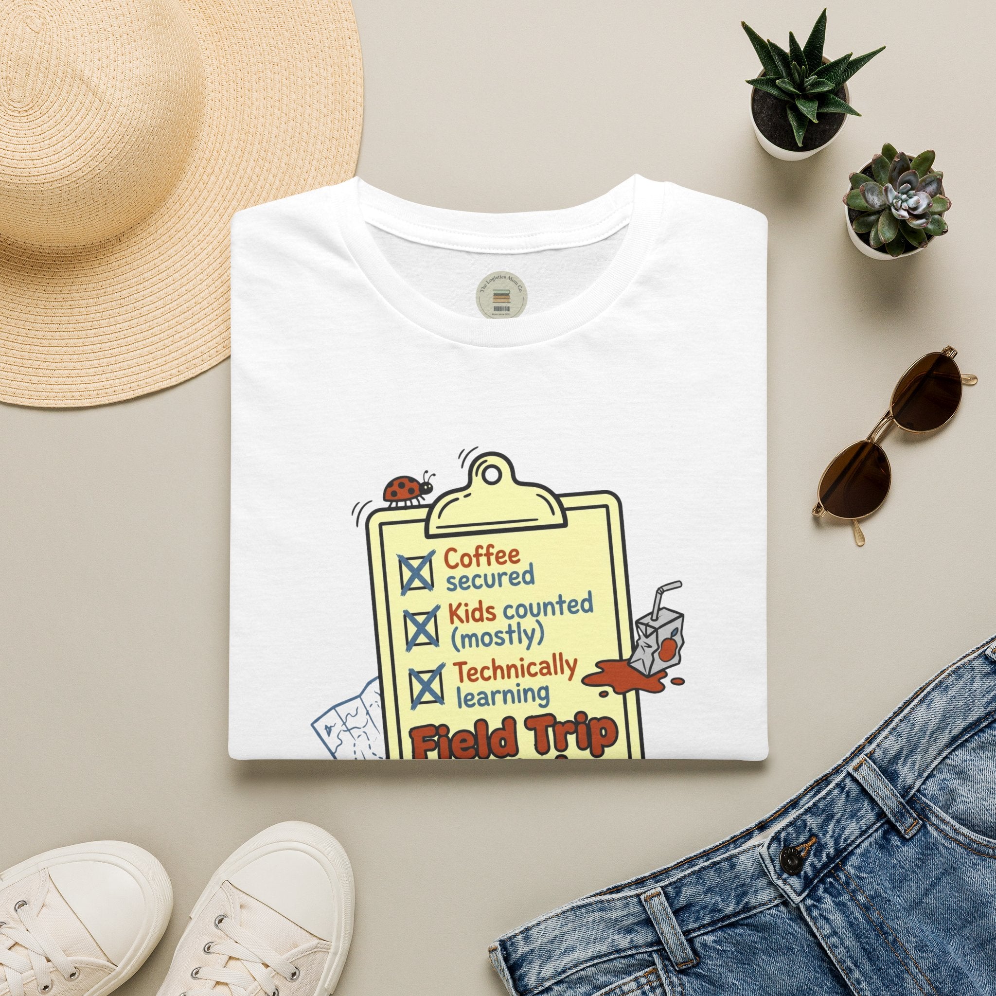 Field Trip Society Check List T-Shirt