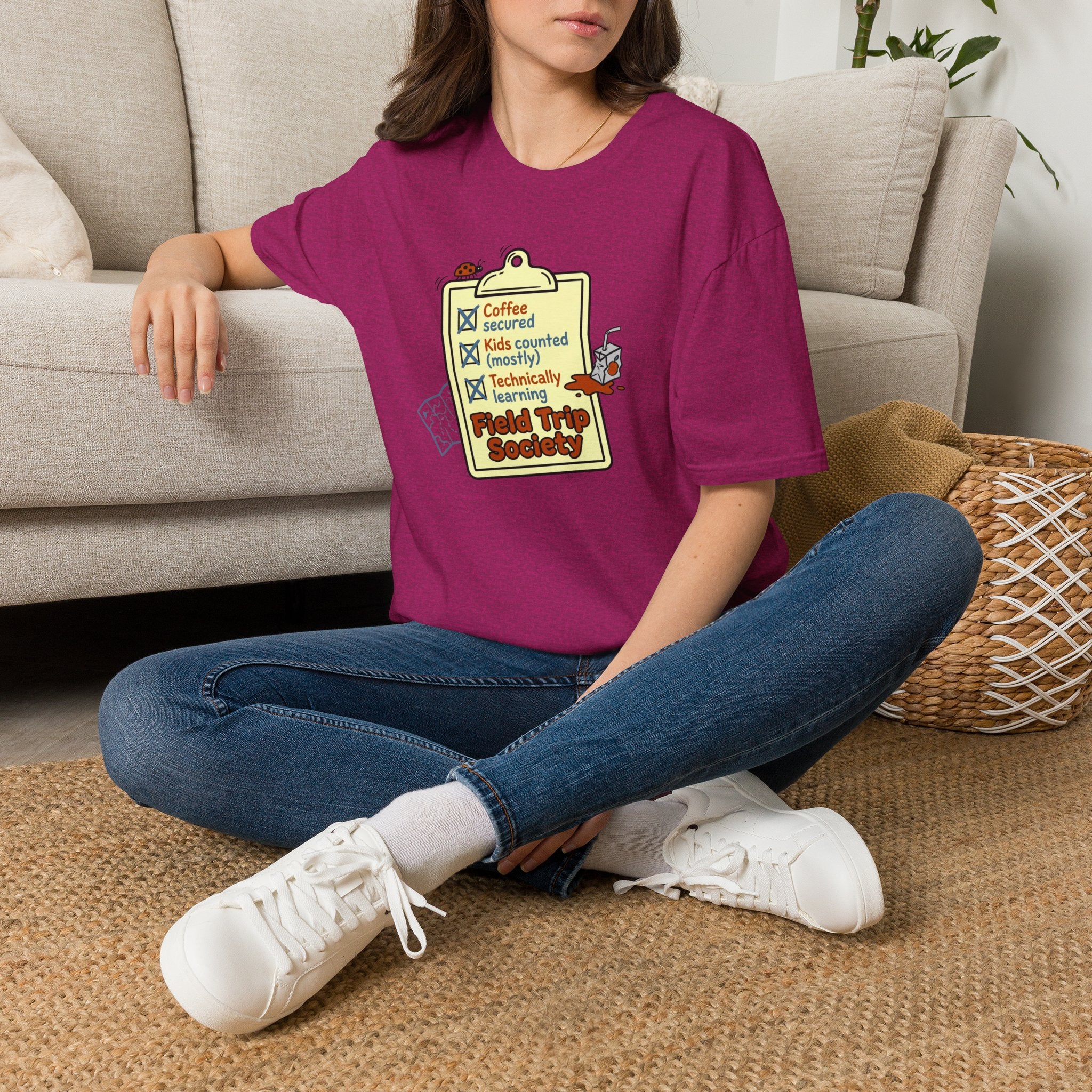 Field Trip Society Check List T-Shirt