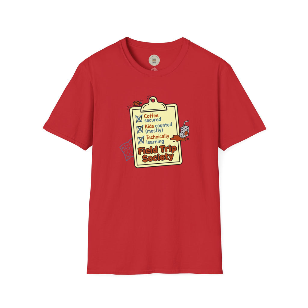 Field Trip Society Check List T-Shirt