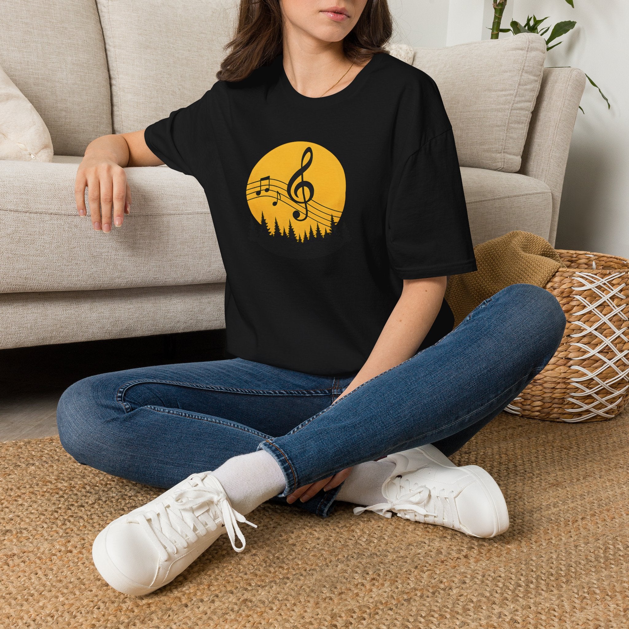 Treble Clef Sunset T-Shirt