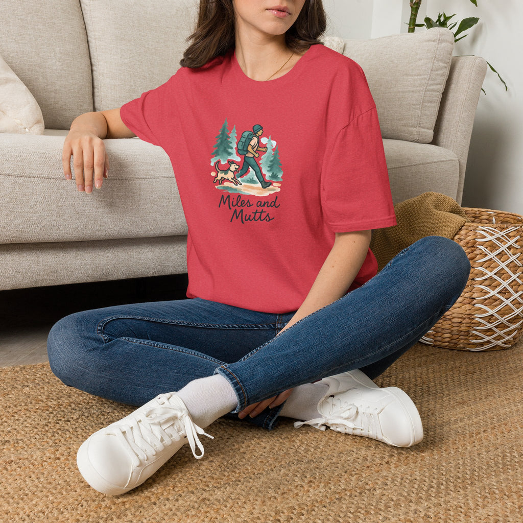 Hiker and Dog Trek T-Shirt